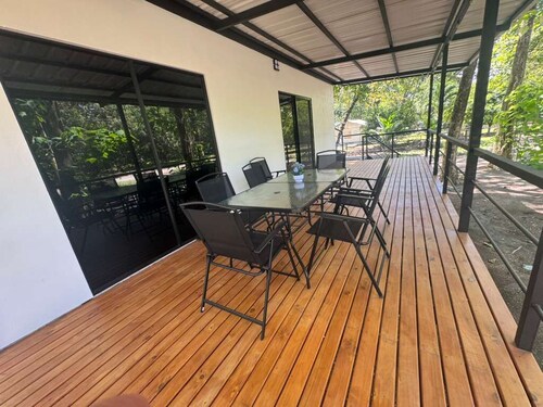 Cozy 2-bedroom house in tranquil Playa Zancudo with AC