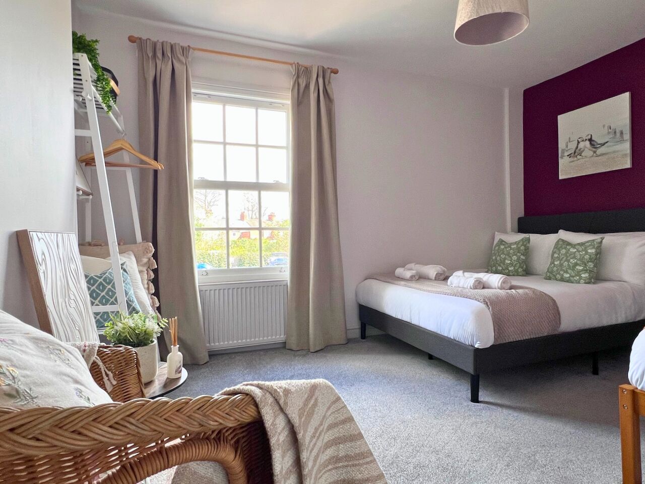 2 bedrooms, desk, iron/ironing board, free WiFi