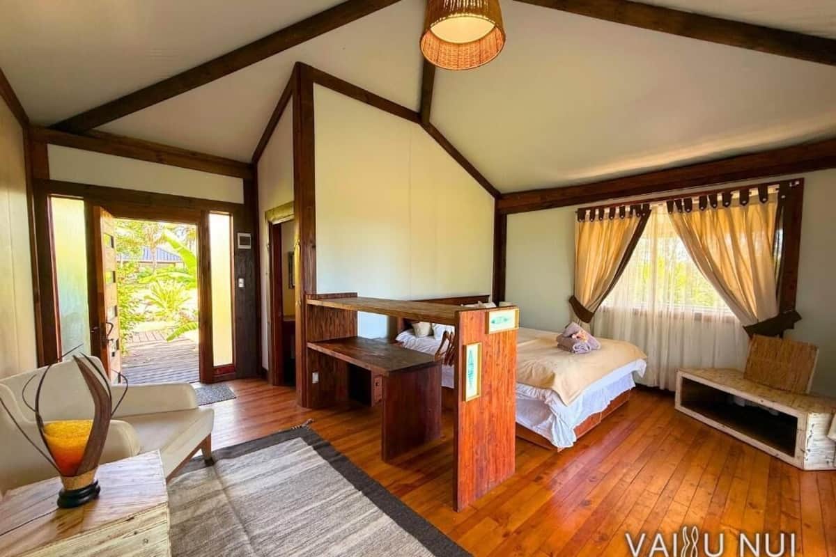 豪華小屋, 露台, 花園景