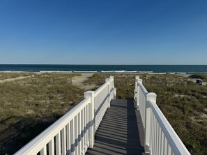 Nær stranden