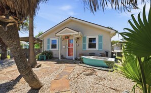 Exterior - Hot Tub, Pet Friendly & Near Beach - Coastal Cottage (Port Aransas)