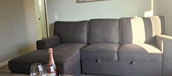 2nd floor 2 bedroom apartment walking distance to Rogers Place Arena
