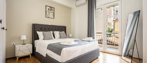 1 habitación, tabla de planchar con plancha, wifi y ropa de cama