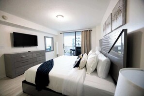 1 slaapkamer, een strijkplank/strijkijzer, wifi, beddengoed