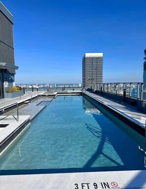 Pool - Lux Studio on 36th floor, Rooftop Pool, Prime Area (Miami)