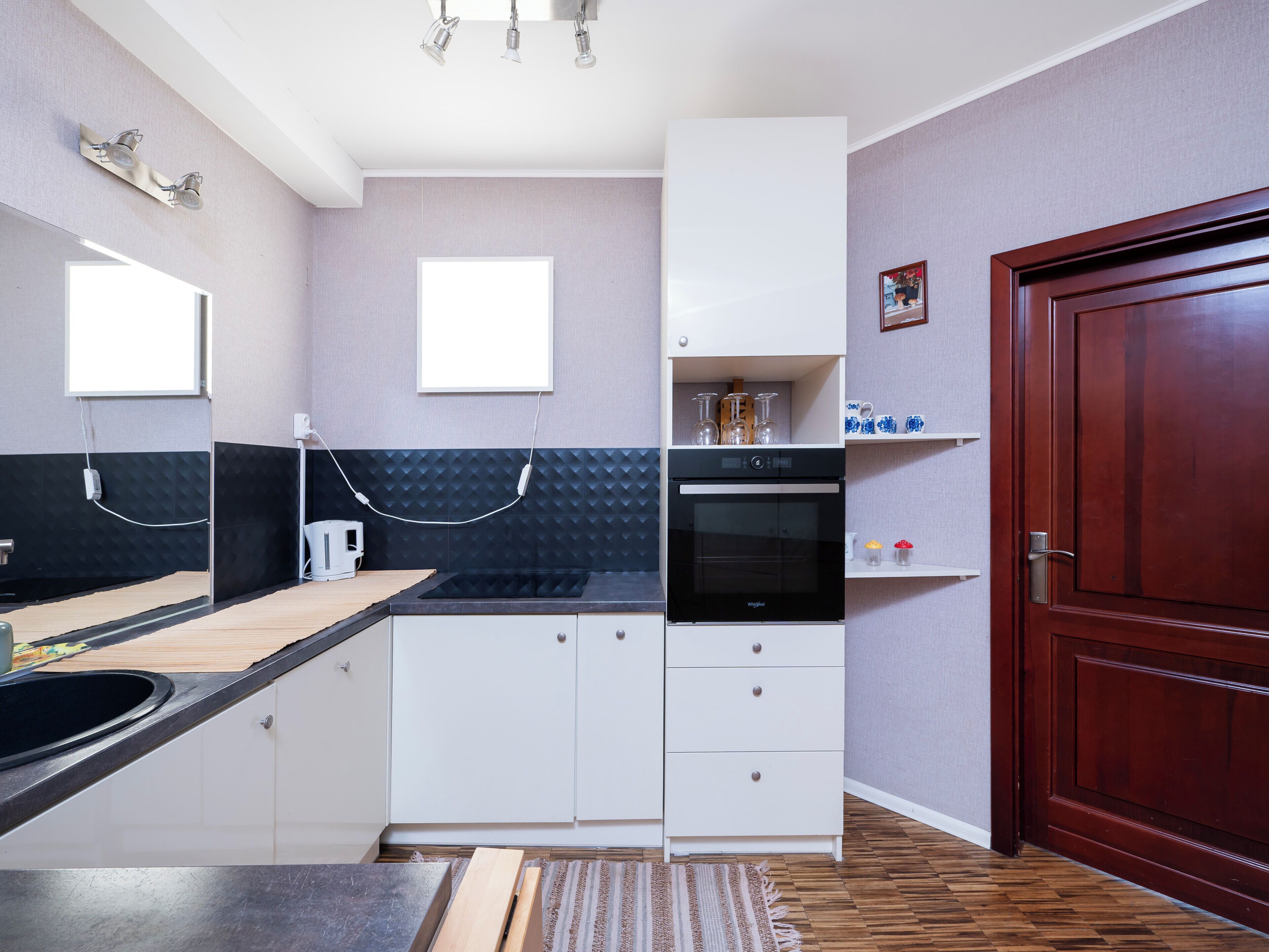 Kühlschrank, Ofen, Herdplatte, Geschirrspüler