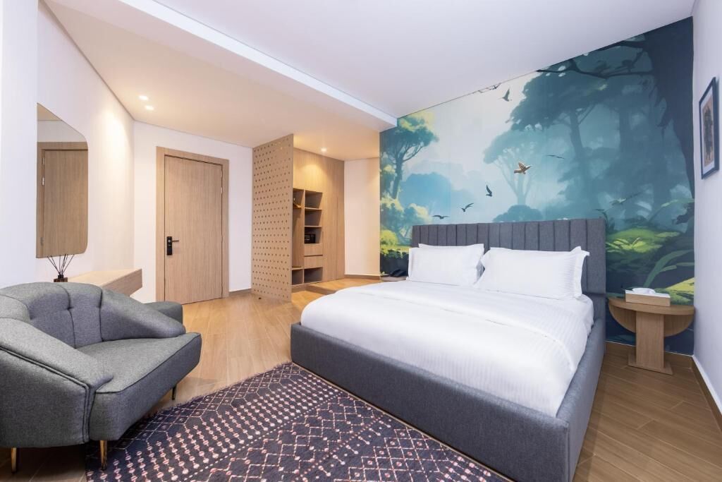 Suite Économique, vue jardin