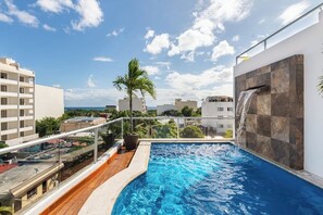Outdoor pool - Bleu Balam • Zazil-Ha • Rooftop Pool • 9 min Beach (Playa del Carmen)