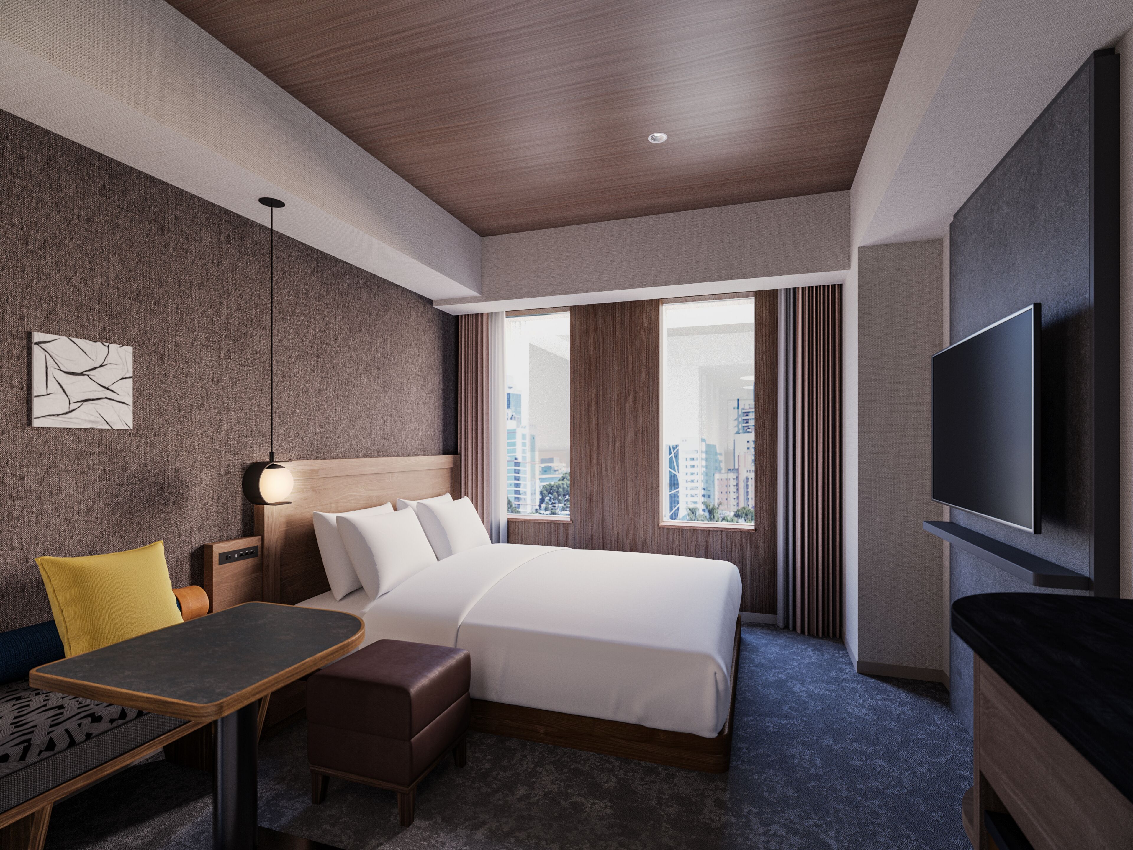 Basic-dobbeltværelse - byudsigt