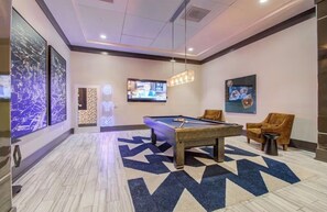 Games room - Shared 3B 2BR Condo 1B1BR 800m near NRG/Medical Center/Galleria / 24h GYM PG (Houston)