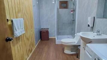 Serviettes fournies, savon, papier toilette