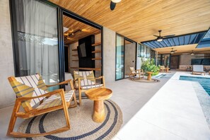 Terrace/patio - Architect-Designed Villa Pool & Chef's Kitchen (Playa Grande)