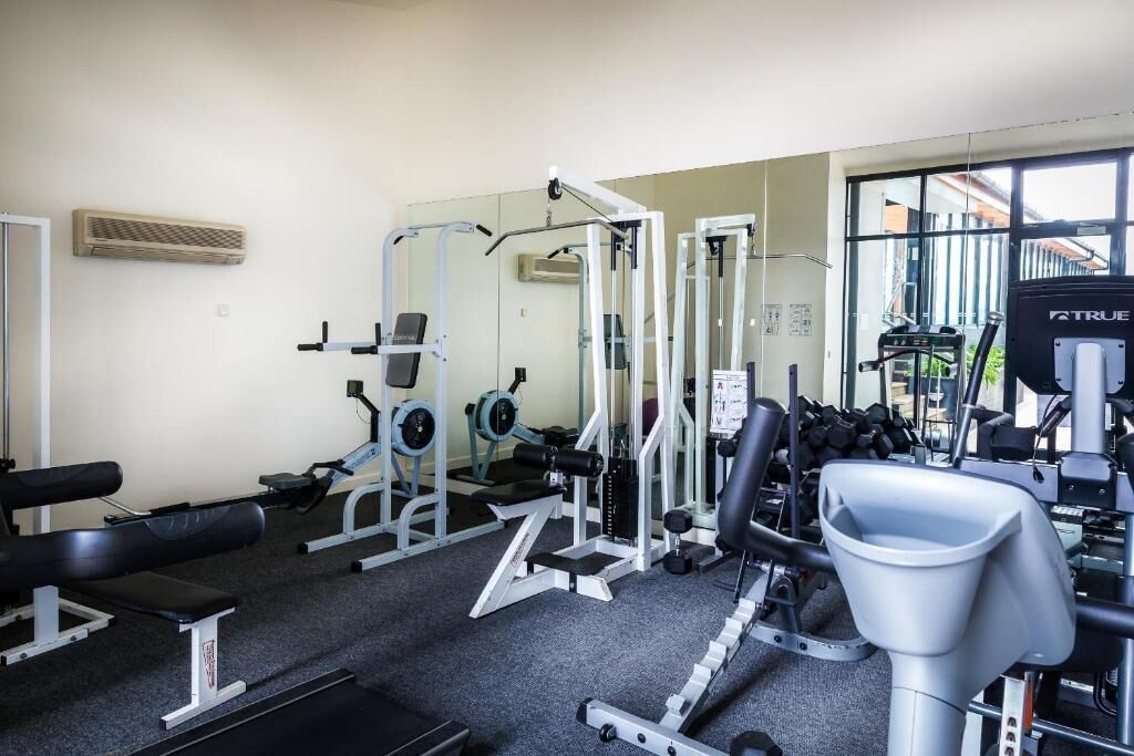 Deluxe Apartment, Balcony, City View | Fitness facility