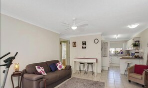 House, 2 Bedrooms, Balcony | Living area - Burleigh Coastal Haven - Kingston 4 (Burleigh Heads)