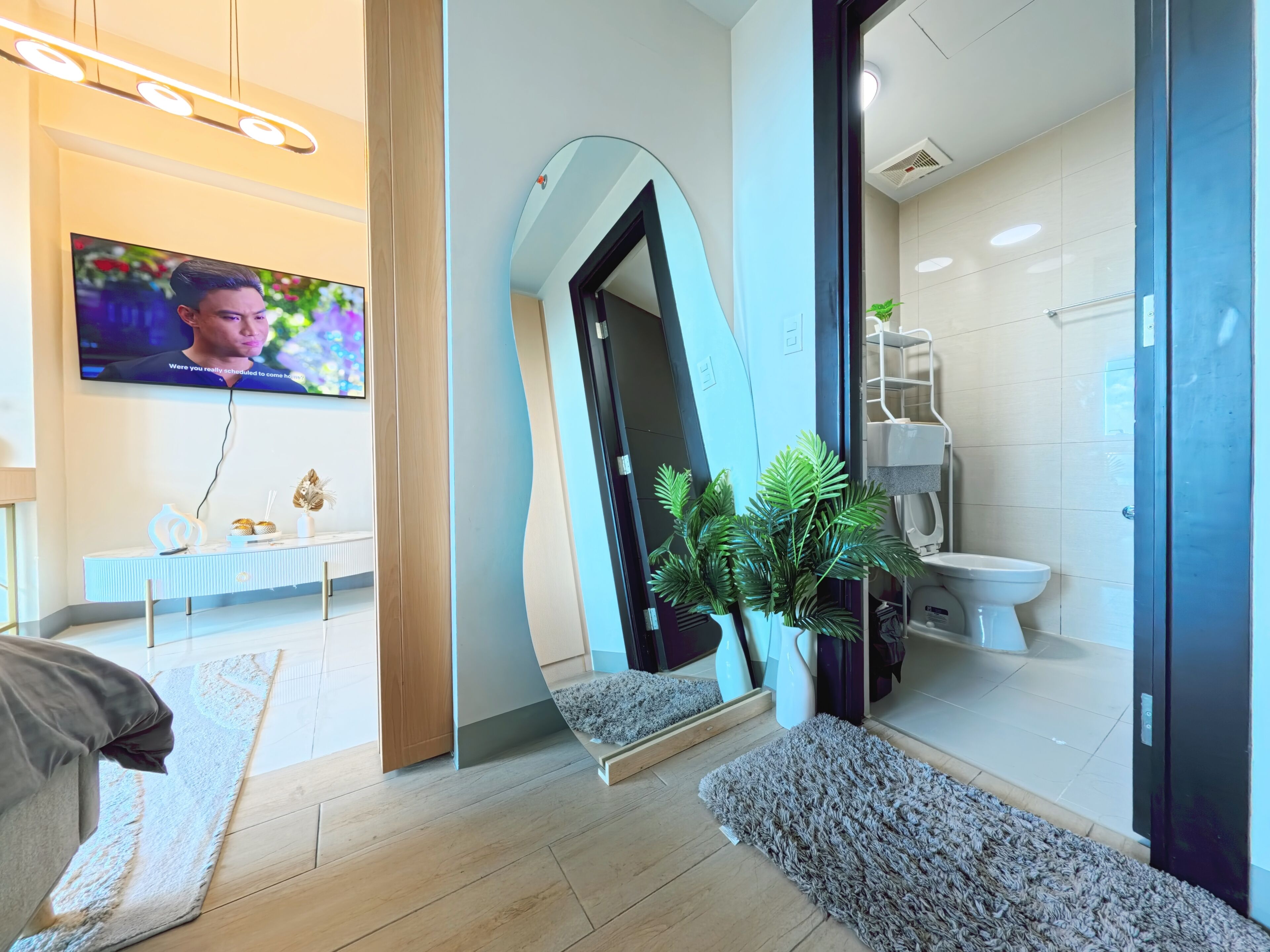 Appartamento Classic, vista città | Bagno | Pantofole