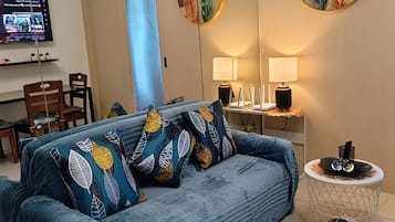 Condo, City View | Living area