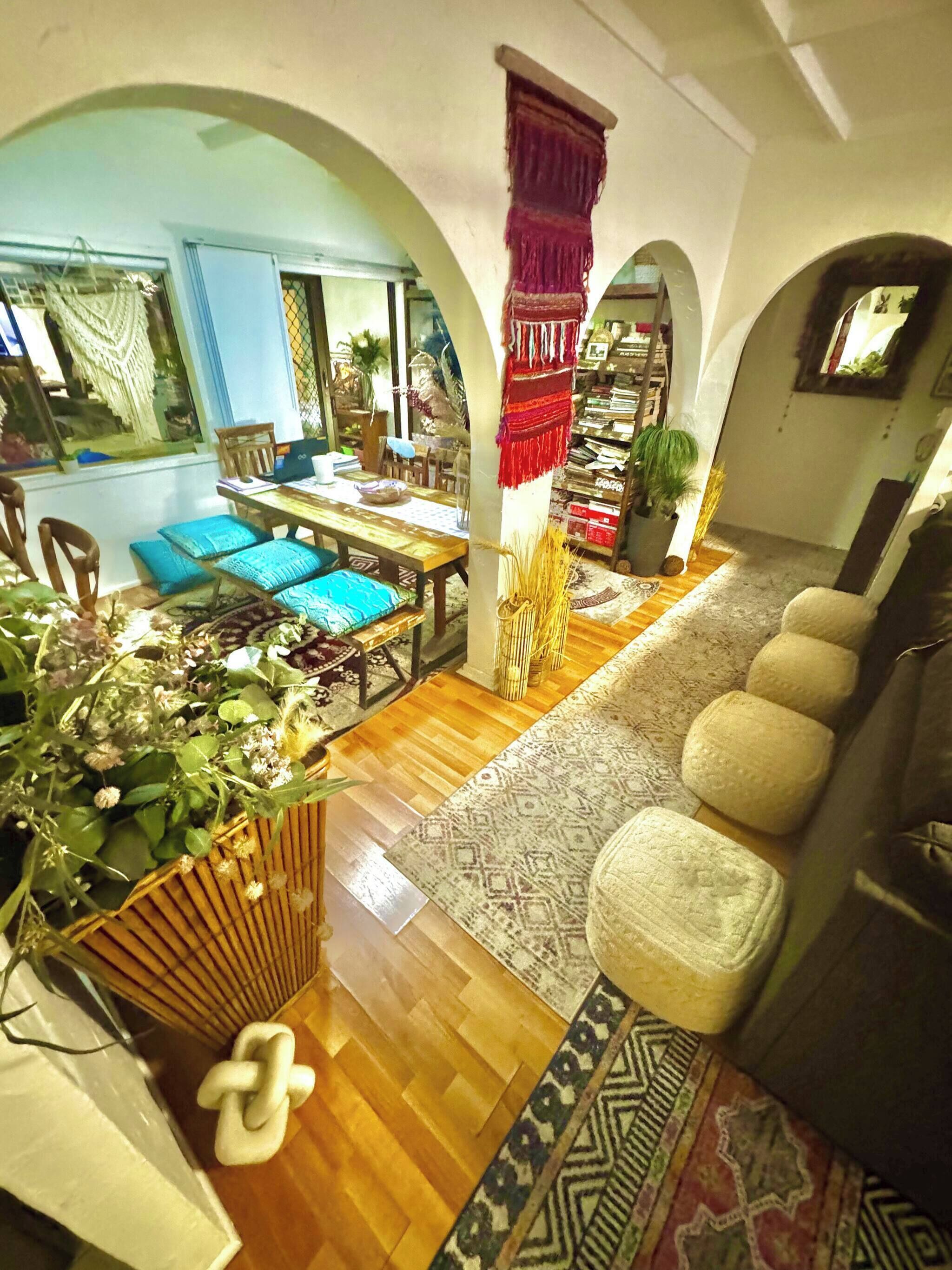 Shared Dormitory, 2 Bedrooms, Smoking, Patio | Living room