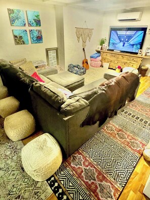 Shared Dormitory, 2 Bedrooms, Smoking, Patio | Living area