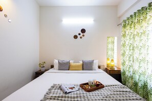 Deluxe Apartment, Balcony | Iron/ironing board, free WiFi - SLV Ventures Anagha by Alaya Stays 1-BHK (Bengaluru)