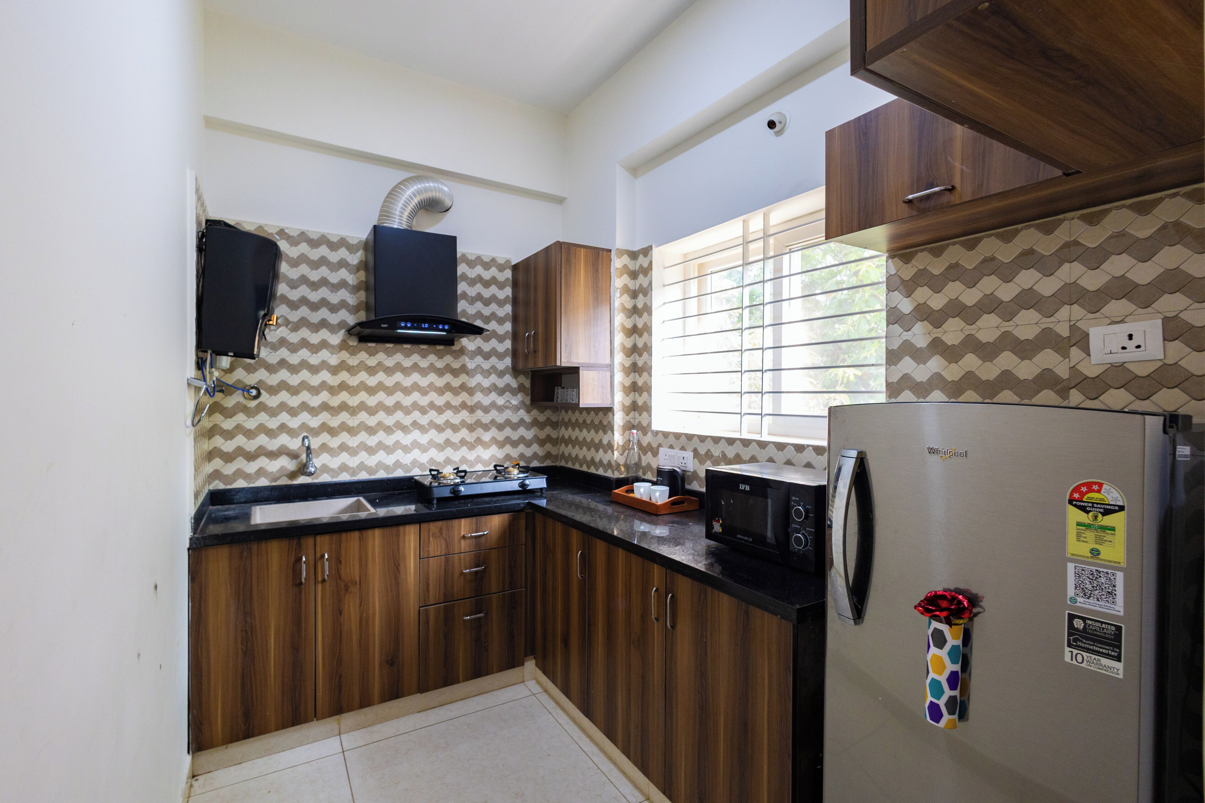 Deluxe Apartment, Balcony | Private kitchen