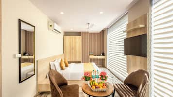 Comfort dubbelrum eller tvåbäddsrum - utsikt mot staden