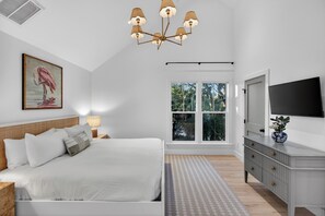 5 bedrooms, iron/ironing board, free WiFi, bed sheets - Luxe Isle of Palms Retreat • Pool + Firepit + Outdoor Lounge | Sparrow House (Isle Of Palms)