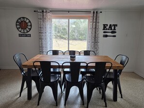 Dining - 3-bedroom "House on the Creek" in the peaceful countryside! (Gainesboro)