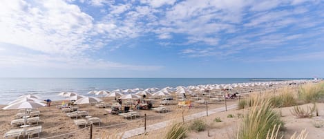 On the beach