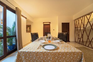 Deluxe-villa - balkon | Spiseområde