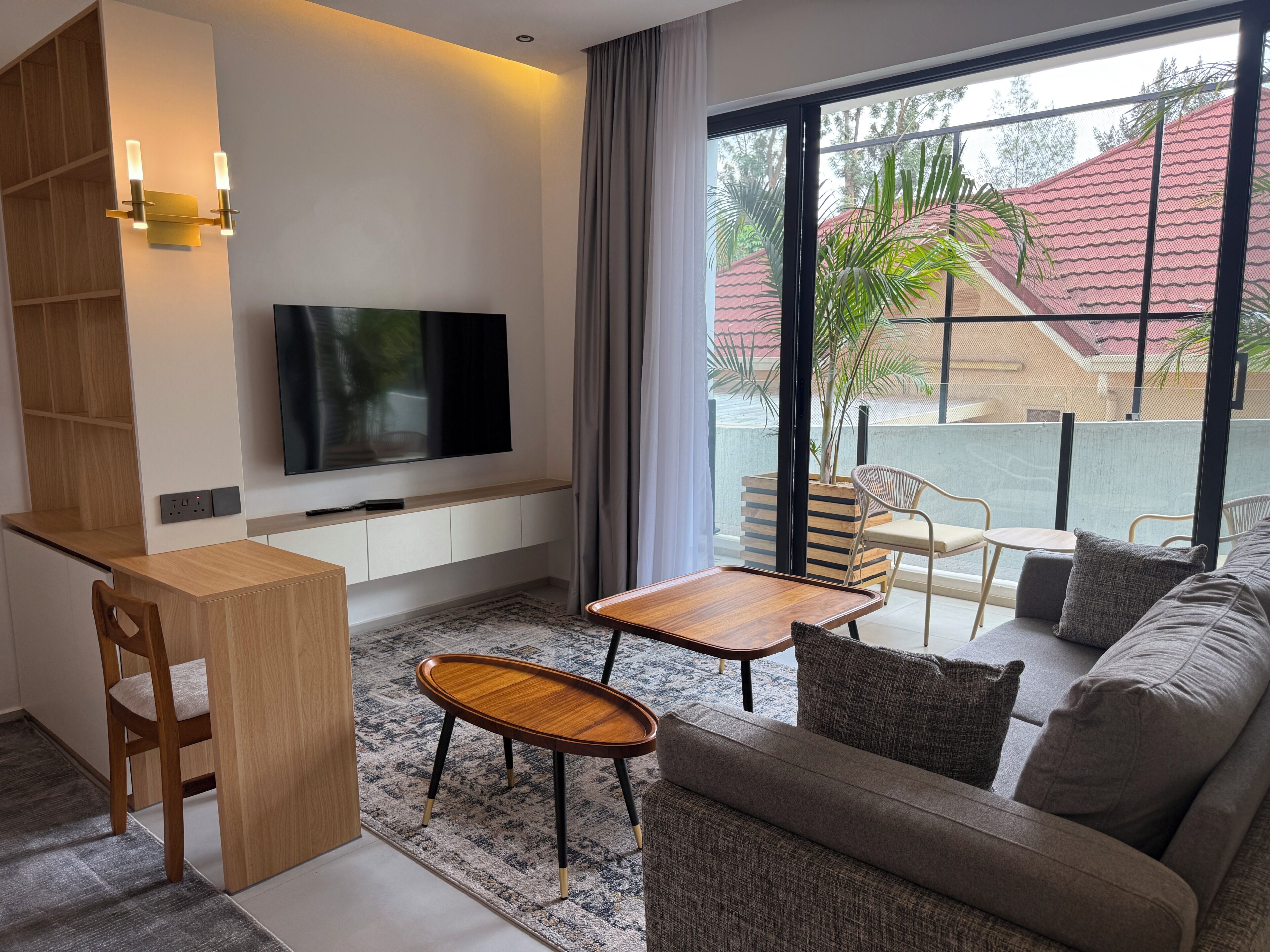 Suite estudio clásica | Área de sala de estar