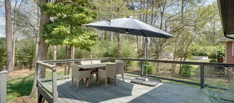 Deck & Patio! Walkable Downtown Cary Home