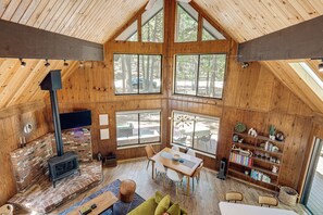 Interior - Modern Big Trees Family Cabin w/ Full Amenities (Camp Connell)