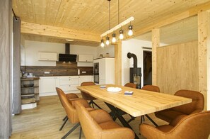 Dining - Modern and comfortable vacation home - Beach house Jolu (Lobbe)