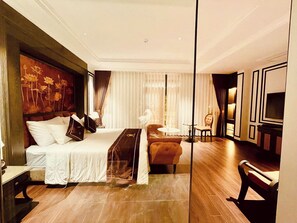 Doppia familiare, balcone, vista fiume