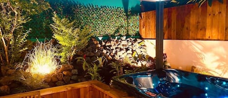 Idromassaggio all'aperto