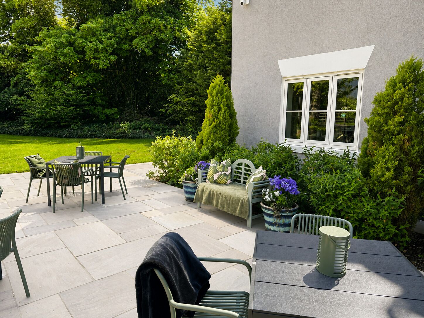 Luxury Double Room, 1 King Bed, Patio, Garden View | Terrace/patio