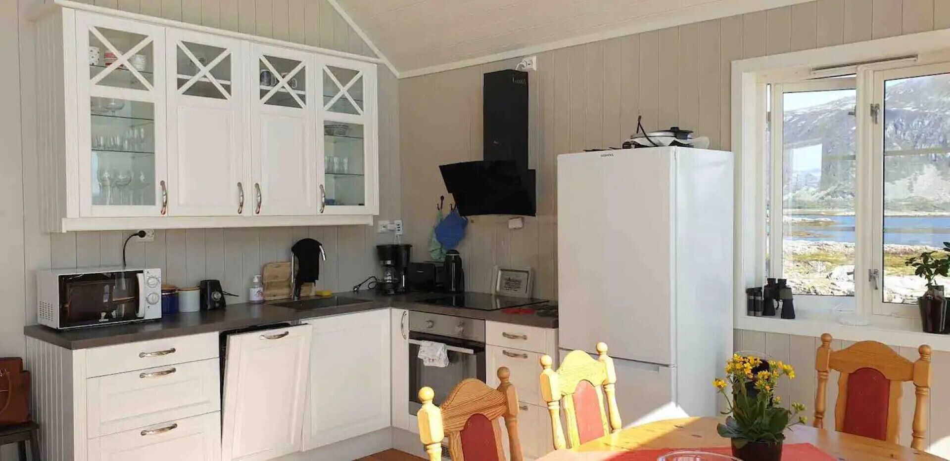 Kühlschrank, Mikrowelle, Ofen, Geschirrspüler