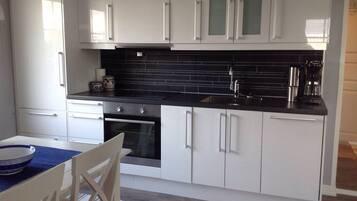 Fridge, oven, dishwasher, electric kettle