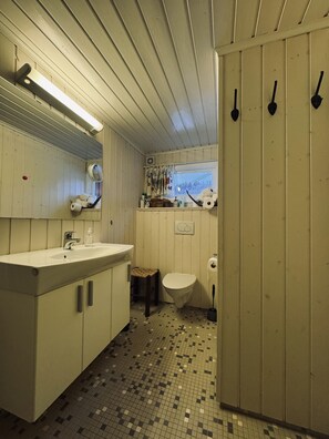 Douche, serviettes fournies
