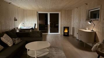 Fernseher, Kamin