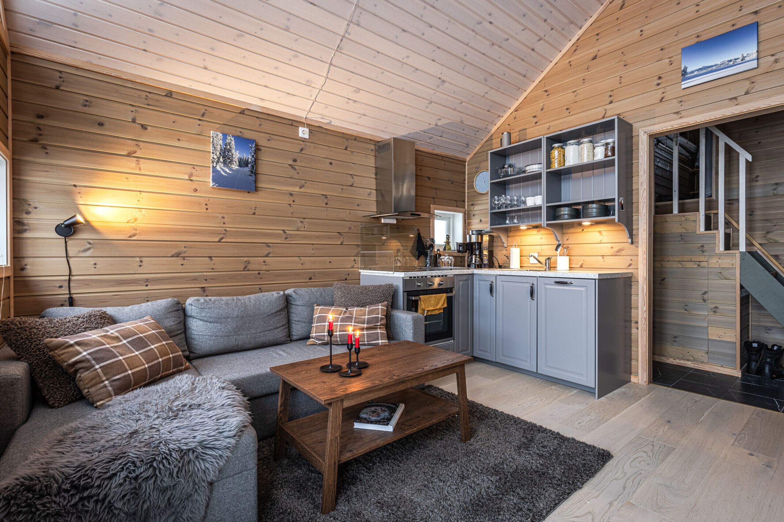 Fernseher, Kamin
