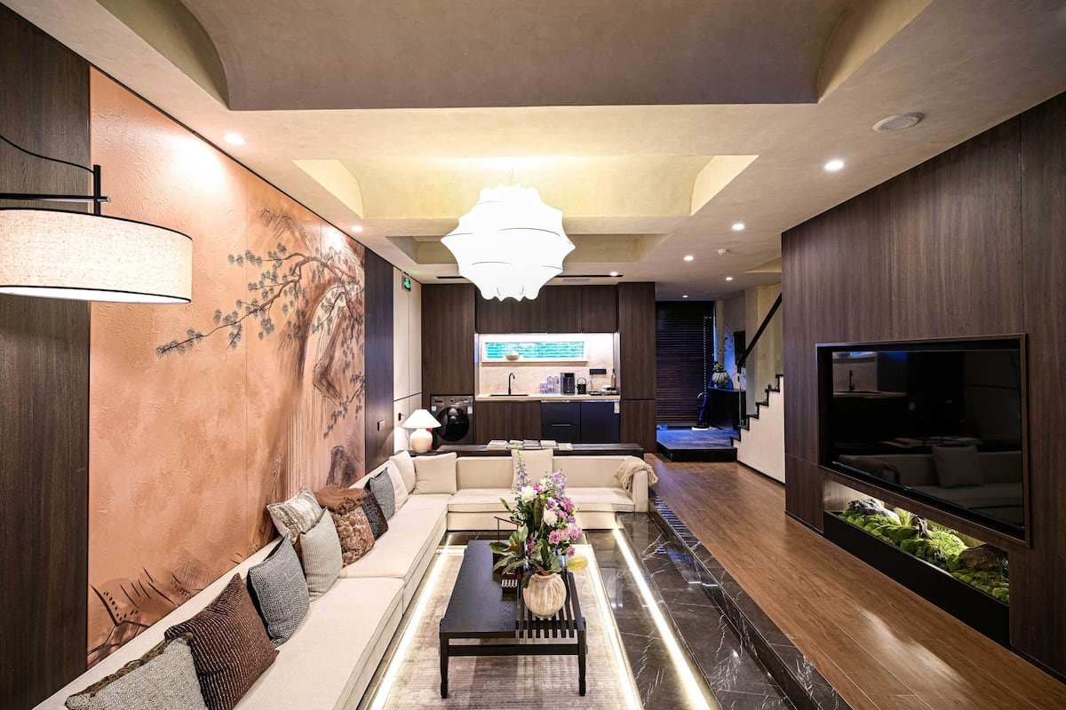 Neljän hengen perhehuone, useita sänkyjä