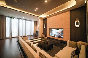 Habitación de lujo, varias camas