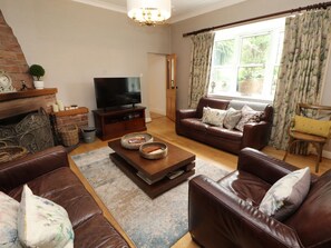 Fireplace - North Lodge: Idyllic Retreat Near Brydekirk (Annan)