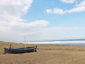 Vlak bij het strand