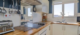 Seaspray in St Bees in Cumbria