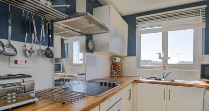 Seaspray in St Bees in Cumbria
