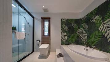 Familien-Suite, Stadtblick | Badezimmer