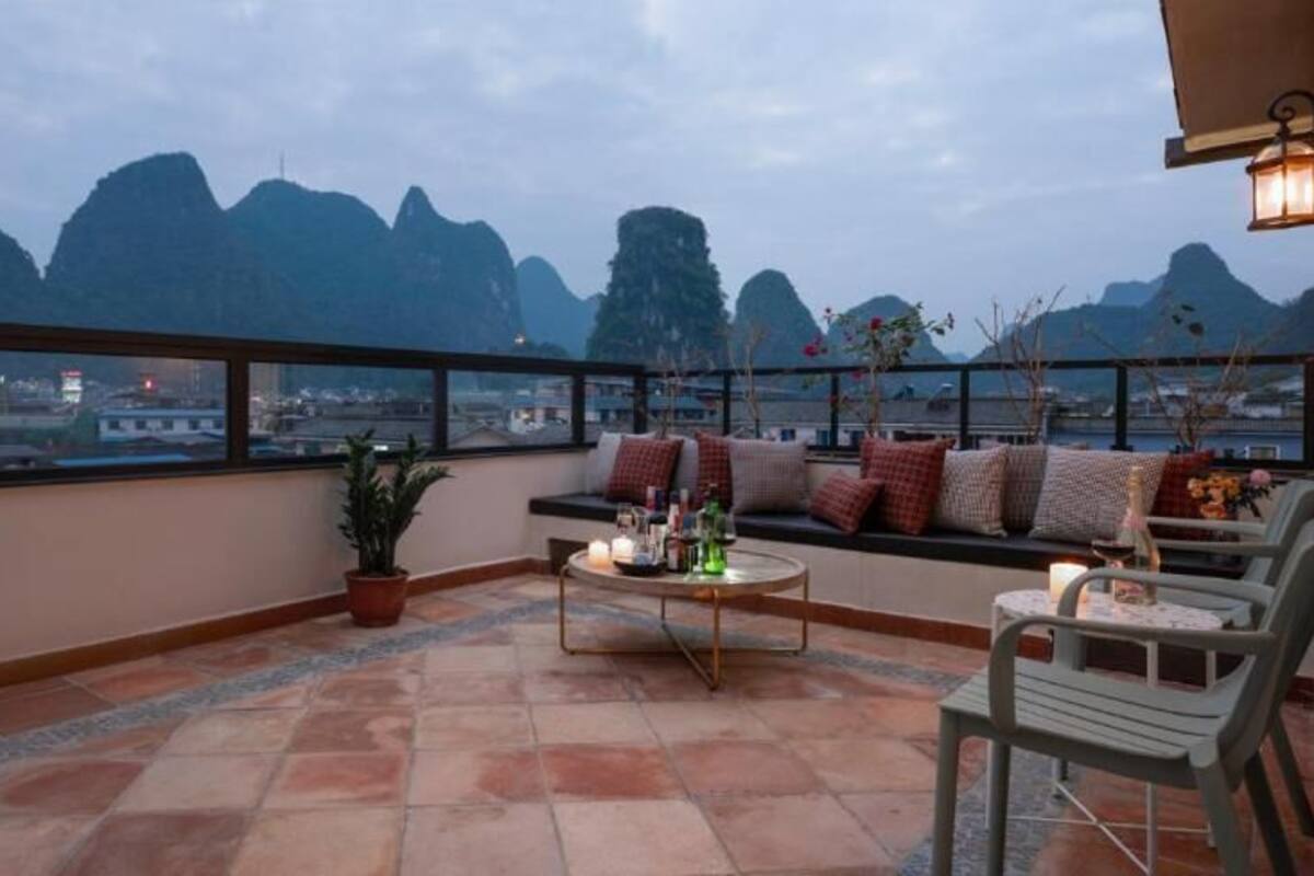 로맨틱 더블룸, 파티오, 시내 전망