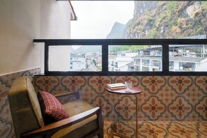Comfort Double Room, Balcony, City View | Terrace/patio - Yangshuo Lisa's Hotel (Guilin)